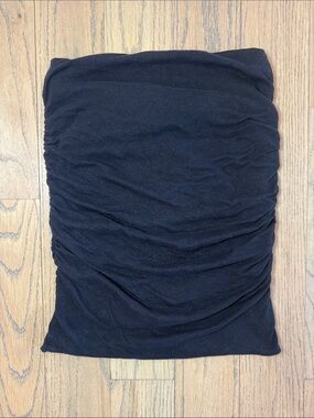 James Perse Women’s Black Ruched Tube Top or Mini Skirt Size 3